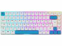 Sharkoon Skiller SGK50 S3 PBT Weiß, RGB Gaming Keyboard, Gateron G PRO 3.0 Yellow,