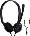 EPOS PC 3 Chat - Langlebiges On-Ear Headset PC, Kopfh&ouml;rer mit Kabel,