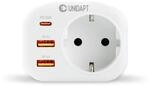 Unidapt 20W USB C Ladeger&auml;t Adapter, Wei&szlig;, Schnellladefunktion, 4000W 16A 