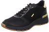 Tamaris Damen 1-1-23734-29 Sneaker, schwarz/goldfarben, 40 EU