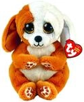 Ruddles Hund - Beanie Bellies - Reg, Braun/Wei&szlig;