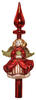 Christbaumspitze Engel Figur Rot Echt Glas Engelchen Weihnachtsbaumspitze 26cm