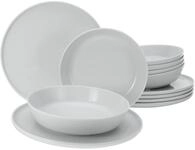 CreaTable, 16737, Serie Chef Collection, 12-teiliges Geschirrset f&uuml;r 6...