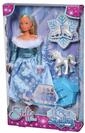 Simba 105733631 - Steffi Love Ice Skating, Spielpuppe als Winterprinzessin mit