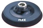 Flex Klett-Teller, ged&auml;mpft, &Oslash;125, Schwarz