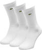 Lacoste Sport Unisex RA4182 Socken, Blanc/Blanc-Blanc, 39/42