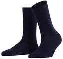 FALKE Damen Socken Sensitive London W So Baumwolle mit Komfortbund 1 Paar, Blau Dark