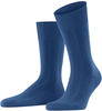 FALKE Herren Socken Lhasa Rib M SO Wolle Kaschmir einfarbig 1 Paar, Blau (Sapphire