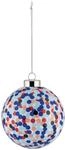 Alessi Proust AM43 3 - Design Weihnachtskugel aus mundgeblasenem Glas, Handdekoriert