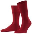 FALKE Herren Socken Tiago M SO Fil D'Ecosse Baumwolle einfarbig 1 Paar, Rot (Scarlet