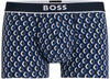 BOSS Herren Unterwäsche Unterhosen Boxershorts Trunk 24 Print, Farbe:Blau,