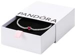 PANDORA Rotes Funkelndes Herz Tennisarmband 590041C02 Damenarmband