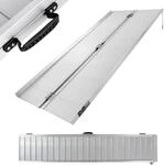 TRUTZHOLM Rollstuhlrampe klappbar aus Aluminium Traglast 272 kg geriffelte
