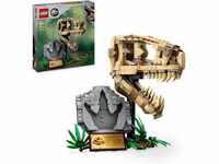 LEGO Jurassic World Dinosaurier-Fossilien: T.-rex-Kopf, Dinosaurier-Spielzeug zum