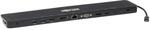Eaton Tripp Lite USB-C Docking Station Triple Display, 4K HDMI @ 30 Hz, DisplayPort,