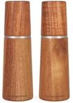 Cole & Mason Marlow Salz und Pfefferm&uuml;hle Holz Set 18,5 cm, Keramikmahlwerk 