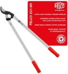 FELCO 221-80 Zweihand- Astschere mit 80 cm Gesamtl&auml;nge, Ziehender Schneidkopf