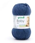 Gr&uuml;ndl Baby uni Strickgarn/H&auml;kelgarn (OEKO-TEX zertifizierte Baby Wolle,