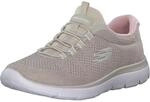 Skechers Damen Summits Fun Flare Turnschuhe, Taupe Mesh/Light Pink Trim, 36 EU