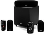 Polk Audio TL1600 5.1 Lautsprecher-System mit Subwoofer, schwarz