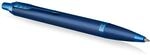 Parker IM Monochrome Kugelschreiber | blaue Tinte | Oberfl&auml;che und Zierteile in Blau