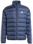 adidas Herren Essentials 3-Stripes Light Down Jacket, Legend Ink, M