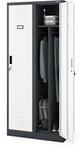 Jan Nowak Spindschrank Umkleideschrank Metall 2 Abteile 180x80x50 cm 