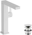 hansgrohe Tecturis E - Waschtischarmatur mit Push-Open Ablauf, energiesparend