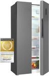 Exquisit SBS450-360E Side by Side K&uuml;hlschrank - 444 L - NoFrost - Anthrazit