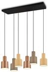 Trio Leuchten Pendelleuchte Agudo 319400617, Metall Schwarz matt, Schirm Metall