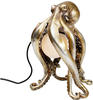 Kare Design Tischleuchte Animal Octopus Gold, Tischlampe, indirektes Licht,