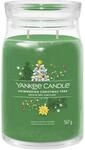 Yankee Candle Gro&szlig;es Glas mit schimmerndem Weihnachtsbaum