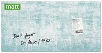 SIGEL Premium Glas-Magnettafel 91x46 cm blau-gr&uuml;n, matt