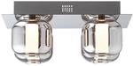 Brilliant Rafa Deckenstrahler chrom/rauchglas G97177/93