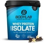 Whey Protein Isolate 2kg Vanille Bodylab24, Eiwei&szlig;pulver aus Whey Isolat, Whey