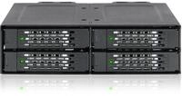 ICY DOCK 4 x U.2 / U.3 NVMe PCIe 4.0 SSD zu 4 x SlimSAS (SFF-8654) Wechselrahmen