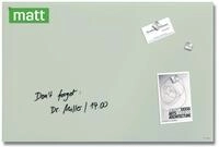 SIGEL Premium Glas-Magnettafel 60x40 cm mint matt