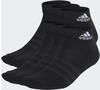 adidas, Cushioned Sportswear Ankle Socks 6 Pairs, Socken, Schwarz-Weiss, S,