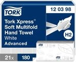 Tork Xpress weiche Multifold-Handt&uuml;cher Wei&szlig; H2, Advanced-Qualit&auml;t, 2-lagig,