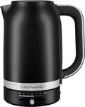 KitchenAid Wasserkocher 1,7L Temperaturwahl Matt Schwarz | Gr&uuml;ner Tee, Kr&auml;utertee