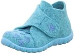 Superfit M&auml;dchen Happy Wollfilz Hausschuh, T&uuml;rkis 8400, 24 EU