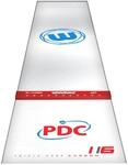 WINMAU Clearzone PVC Dartmatte mit Integrierter Oche-Linie, Transparente Dart...