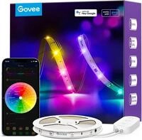 Govee LED Strip 5m, Smart RGBIC LED Streifen Lichterkette mit Alexa