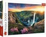 Trefl - Puzzle 2000 Teile, Haifoss-Wasserfall, Island