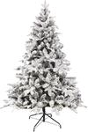 Rebecca Mobili Kleiner Schneebaum, Weihnachtsb&auml;ume 150, PVC Pe, Metallfu&szlig;, 809