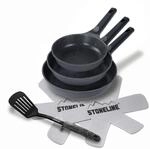 STONELINE SMART Pfannenset 6-teilig 20/24/28 cm ☆ REDESIGN 25/26 ☆ Pfanne