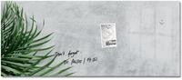 SIGEL Premium Glas-Magnettafel 130x55 cm Botanic, hochgl&auml;nzend