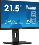 iiyama Prolite XUB2292HSU-B6 54,6cm 21,5" IPS LED-Monitor Full-HD 100Hz HDMI DP