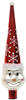 Christbaumspitze Schneemann Echt Glas Rot Weiß Weihnachtsbaumspitze 30cm