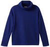 TOM TAILOR Damen Cosy Sweatshirt mit Rollkragen , crest blue melange, L